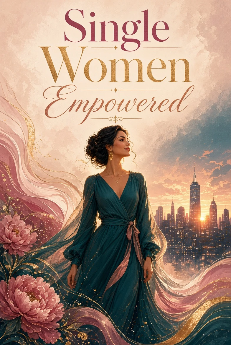 Single women empowered book cover design sample