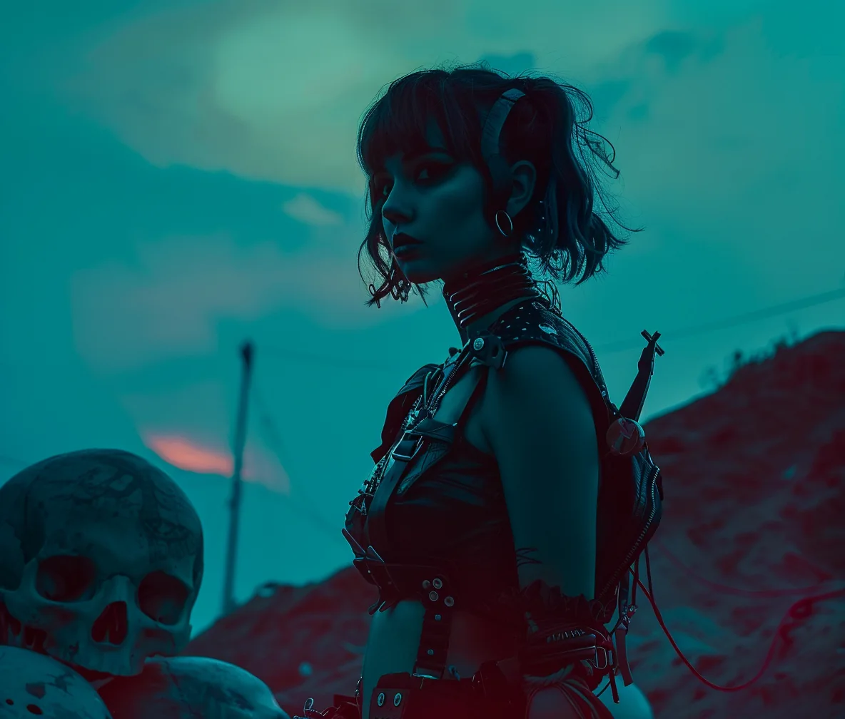 Cyberpunk Portrait cinematic concept artwork