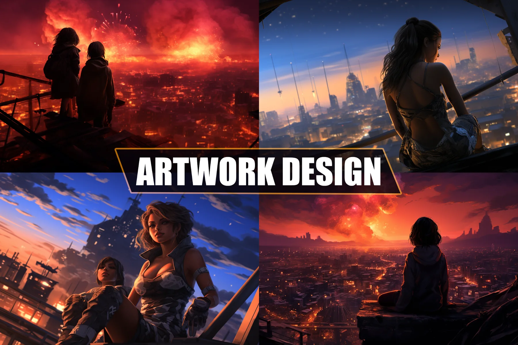 Entertainment Artwork Direction cinematic concept artwork